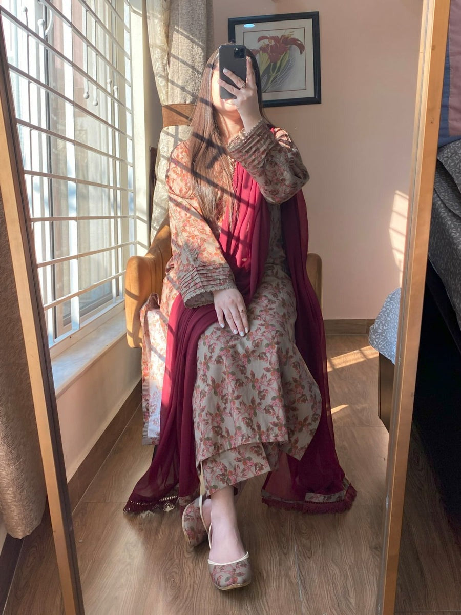 3 Piece -sharjeena -