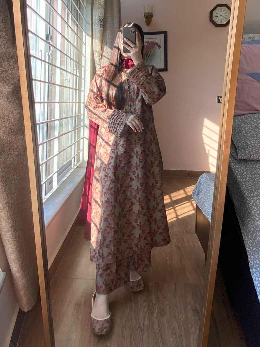 3 Piece -sharjeena -