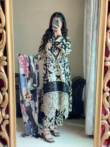 3 Piece Stitched Lawn Pret Collection